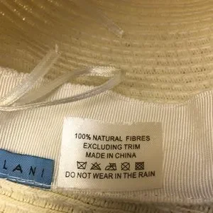 Antonio Melani Natural Fibres Hat Cream New Antonio Melani Natural Fibres Hat Cream New main image 4